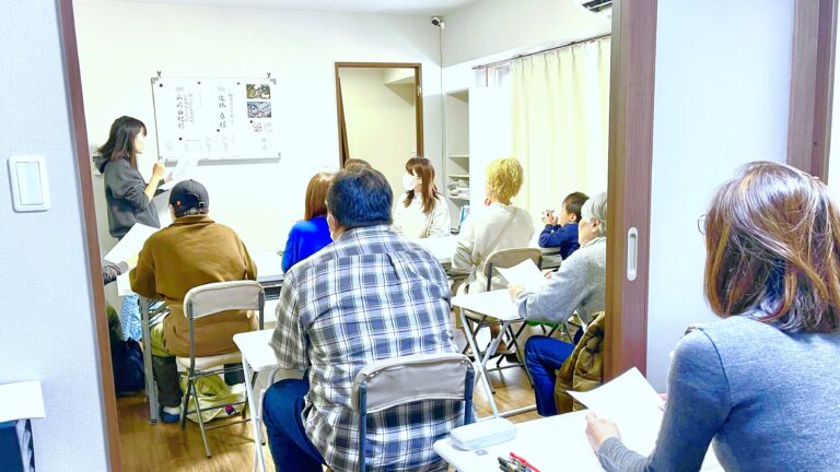 【イベント報告】手書き年賀状講座（2024:辰）＠大阪堺なかもず本校